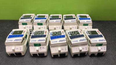 10 x CME Bodyguard 323 Infusion Pumps with 10 x Docking Stations (All Power Up)