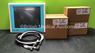 Mixed Lot Including 1 x MediScan Kestrel Monitor (Powers Up) 20 x Soft Cuf Ref SFT-A3-2A BP Cuffs, 40 x Soft Cuf SFT-A1-2A BP Cuffs and 2 x Hoses *SN 4719622177453*