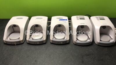 Mixed Lot Including 3 x Fisher & Paykel HC221 LE Humidifier Units (2 Power Up, 1 No Power) 2 x Fisher & Paykel Sleepstyle 200 CPAP Humidifier Units (Both Power Up)