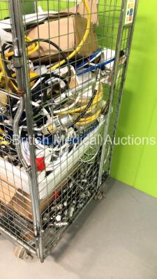 Large Cage of Mixed Regulators and Hoses (Cage Not Included) - 4
