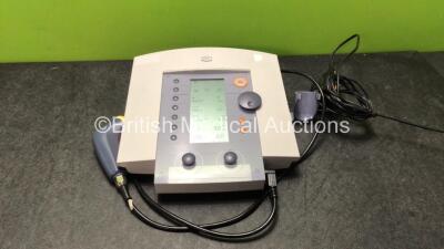 Enraf Nonius Model Sonopuls 491 Ultrasound Therapy Unit with 1 x 1458.901 Handpiece and 1 x AC Power Supply (Powers Up)