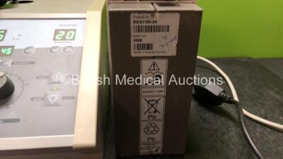 Mixed Lot Including 1 x EMS Therasonic 1032 Therapy Unit with 1 x Transducer / Probe (Powers Up) 1 x Metron ACCUTRAC Traction Unit (Powers Up) 1 x Linak BAJ100000011 Battery *Untested* 1 x Arjo KKA1100-04 Battery *Untested* - 4