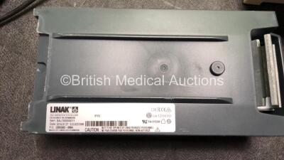 Mixed Lot Including 1 x EMS Therasonic 1032 Therapy Unit with 1 x Transducer / Probe (Powers Up) 1 x Metron ACCUTRAC Traction Unit (Powers Up) 1 x Linak BAJ100000011 Battery *Untested* 1 x Arjo KKA1100-04 Battery *Untested* - 5