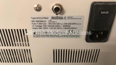 Mixed Lot Including 1 x EMS Therasonic 1032 Therapy Unit with 1 x Transducer / Probe (Powers Up) 1 x Metron ACCUTRAC Traction Unit (Powers Up) 1 x Linak BAJ100000011 Battery *Untested* 1 x Arjo KKA1100-04 Battery *Untested* - 6