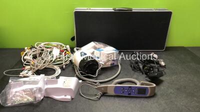 Mixed Lot Including 2 x Welch Allyn 21326-0000 Wall Assy Holders, 1 x Gamberini Pietro Series 88 Drill Unit Untested) 1 x Bed Controller, 1 x Pentax Scope Case and 2 x Welch Allyn Ref 73324 Lights (Both Power Up)