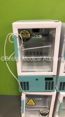 4 x LEC Medical Fridges * In Cage * (3 x Power Up,1 x Unable to Test Due to Cut Power Cable) - 5