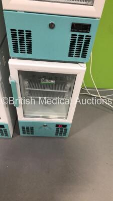 4 x LEC Medical Fridges * In Cage * (3 x Power Up,1 x Powers Up with Error-See Photos) - 5