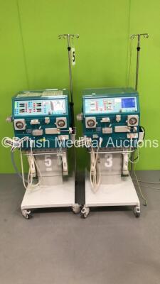 2 x Gambro AK 200 Ultra S Dialysis Machines Software Version 11.20 with Hoses (Both Power Up - 1 x with Blank Screen - See Pictures) *S/N 21764 / 19612*