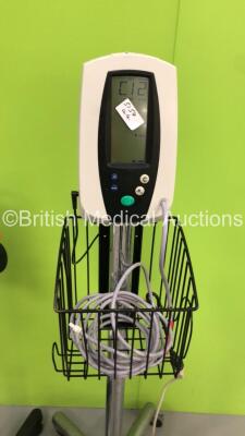 1 x Anetic Aid APT MK 3 Tourniquet with Hoses, 1 x Welch Allyn 420 Series Patient Monitor on Stand with BP Hose (Powers Up with C12 Displayed) and 1 x Blood Pressure Meter on Stand with Hose *S/N AA6193 / 200201680* - 4