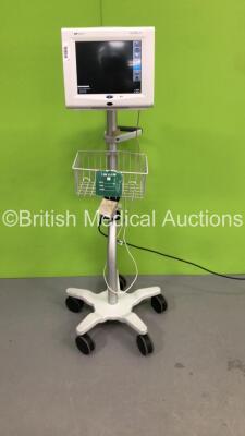 Spacelabs UltraView SL Patient Monitor on Stand with Printer Module (Powers Up)