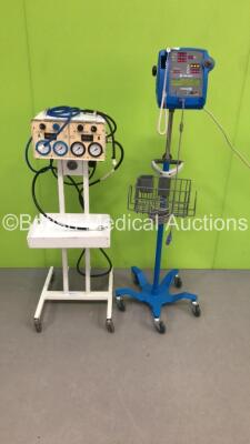 1 x GE DInamap Pro 400V2 Vital Signs Monitor on Stand (Powers Up) and 1 x Anetic Aid APT MK 3 Tourniquet with Hoses