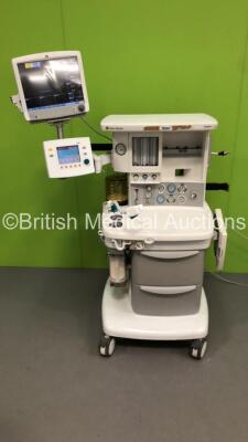 Datex-Ohmeda Aespire Anaesthesia Machine with Datex-Ohmeda 7100 Ventilator Software Version 2.0 with Datex-Ohmeda Carescape B650 Monitor with E-CAiO Gas Module with D-Fend Water Trap, Bellows, Absorber and Hoses (Powers Up) *S/N AMX11370517WA / FS0205195 - 10