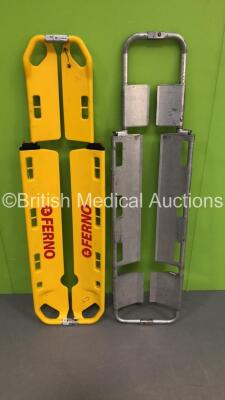 1 x Ferno EXL Scoop Stretcher and 1 x Ferno Aluminium Scoop Stretcher