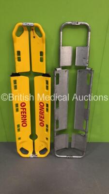 1 x Ferno EXL Scoop Stretcher and 1 x Ferno Aluminium Scoop Stretcher - 2