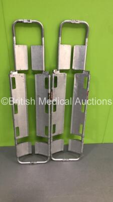 2 x Aluminium Scoop Stretchers - 2