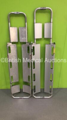 2 x Aluminium Scoop Stretchers - 2