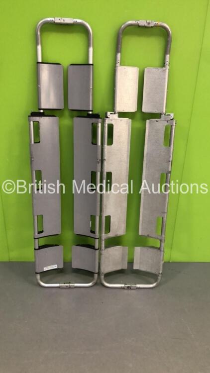 2 x Aluminium Scoop Stretchers