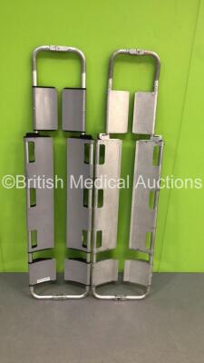 2 x Aluminium Scoop Stretchers - 2