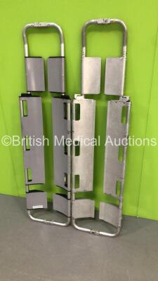 2 x Aluminium Scoop Stretchers - 3