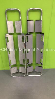 2 x Aluminium Scoop Stretchers - 2