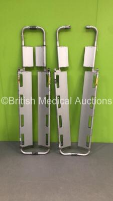 2 x Aluminium Scoop Stretchers * 1 x Damaged-See Photos *