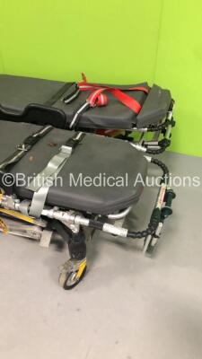 2 x Ferno Pegasus Hydraulic Ambulance Stretchers with Mattresses (Hydraulics Tested Working) - 4