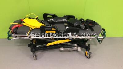 Ferno Pegasus Hydraulic Ambulance Stretcher with Mattress (Hydraulics Tested Working) - 2