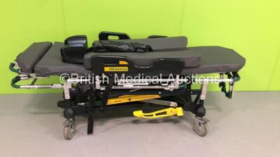 Ferno Megasus Heavy Duty Hydraulic Ambulance Stretcher with Mattress and Head Rest (Hydraulics Tested Working)