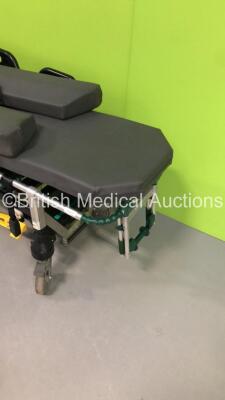 Ferno Megasus Heavy Duty Hydraulic Ambulance Stretcher with Mattress and Head Rest (Hydraulics Tested Working) - 7