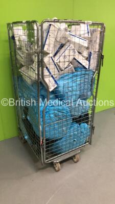 Cage of Mixed Ambulance Uniforms and Large Amount of Disposable Face Masks (50 x Per Box) (Cage Not Included) - 3