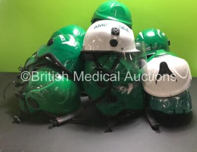 18 x Ambulance Safety Helmets (All with Scratches)