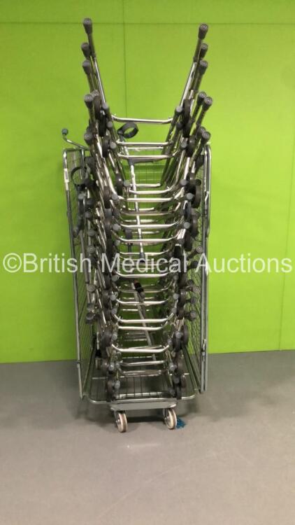 Cage of 20 x Zimmer Frames (Cage Not Included)