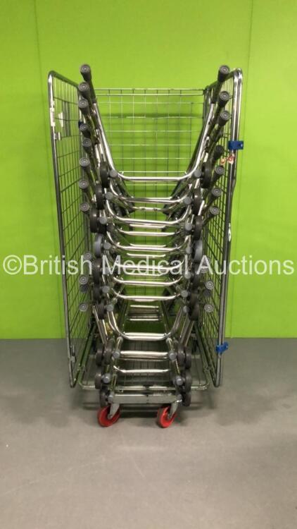 Cage of 13 x Zimmer Frames (Cage Not Included)