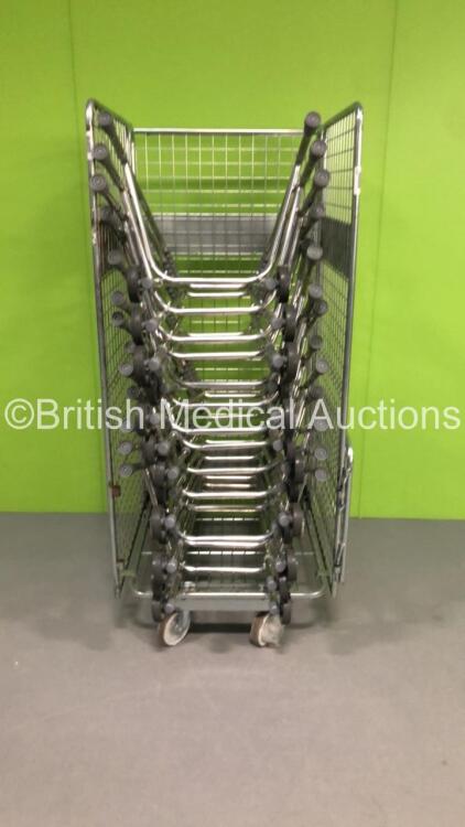 Cage of 13 x Zimmer Frames (Cage Not Included)