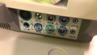 Edan F9 Express Maternity /. Fetal Monitor on Stand with 3 x Transducers and Accessories (Powers Up) *S/N 560163-M17614090001* **Mfd 2017** - 3