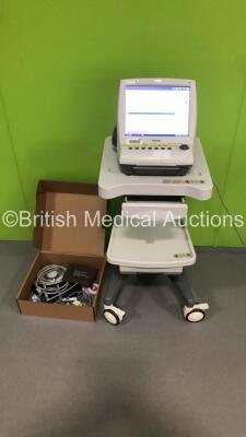 Edan F9 Express Maternity /. Fetal Monitor on Stand with 3 x Transducers and Accessories (Powers Up) *S/N 560163-M169609060001* **Mfd 2016**