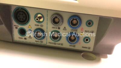 Edan F9 Express Maternity /. Fetal Monitor on Stand (Powers Up - Damage to Plastic Trim - See Pictures - Rear of Screen Missing Screen Stay - See Pictures) *S/N 560163-M16C08130002* **Mfd 2016** - 5