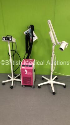 1 x Luxo Patient Examination Lamp on Stand (No Power) 1 x Braun Tourniquet with Hose and 1 x Pax-man PSC-1 Scalp Cooler (Powers Up) *S/N 272508 / 0472*