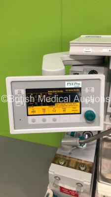 Datex-Ohmeda Aestiva/5 Anaesthesia Machine with Datex-Ohmeda Aestiva 7900 SmartVent Software Version 4.8 PSVPro, Bellows, Absorber and Hoses (Powers Up) *S/N AMRQ00168* - 5