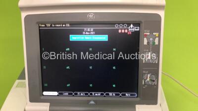 GE MAC 5500 HD ECG Machine on Stand (Powers Up) - 3