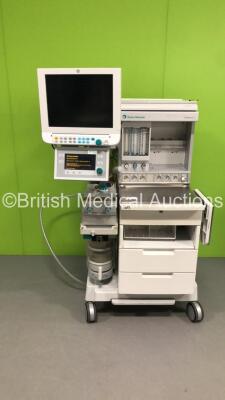 Datex-Ohmeda Aestiva/5 Anaesthesia Machine with Datex-Ohmeda 7900 SmartVent Software Version 4.8 PSVPro, Datex-Ohmeda Patient Monitor, Module Rack, Bellows, Absorber and Hoses (Powers Up) *S/N AMRQ00460*