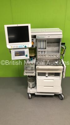 Datex-Ohmeda Aestiva/5 Anaesthesia Machine with Datex-Ohmeda 7900 SmartVent Software Version 4.8 PSVPro, Datex-Ohmeda Patient Monitor, Module Rack, Bellows, Absorber and Hoses (Powers Up) *S/N AMRQ00446*