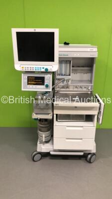 Datex-Ohmeda Aestiva/5 Anaesthesia Machine with Datex-Ohmeda 7900 SmartVent Software Version 4.8 PSVPro, Datex-Ohmeda Patient Monitor, Module Rack, Bellows, Absorber and Hoses (Powers Up) *S/N AMRQ00459*