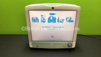 GE Carescape B650 Touch Screen Patient Monitor *Mfd - 10/2010* (Powers Up with Some Missing Casing - See Photo) *SEW10405663HA*