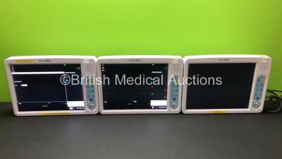 3 x Welch Allyn 1500 Patient Monitors (All Draw Power with 1 x Blank Screen) *79100815 - 79100765*