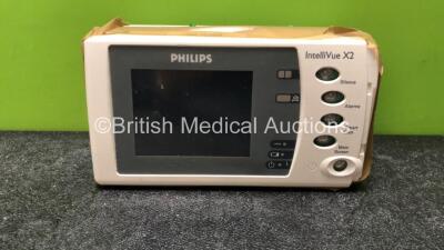 Mixed Lot Including 2 x Mckinley Bodyguard 545 Epidural Pumps (Both Power Up, 1 with Damaged Screen-See Photo) 1 x Philips IntelliVue X2 Handheld Patient Monitor *Spares and Repairs* - 4