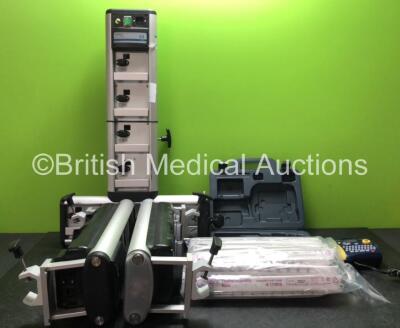 Mixed Lot Including Alaris DS 6 Pump Docking Station, 2 x Alaris 3 Pump Gateway Docking Stations, 1 x Brother P-Touch 1250 Label Marker with 1 x AC Power Supply in Case (Powers Up) Large Quantity of Thermo Scientific Nunc Disposable Plastic Pipettes - 5