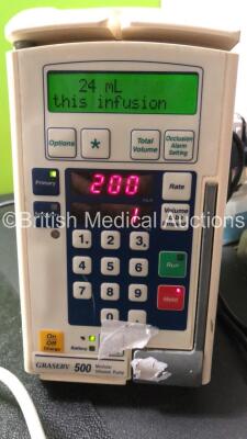 Mixed Lot Including 1 x Smith & Nephew Vulcan Generator (Powers Up ) 2 x Graseby 500 Modular Infusion Pumps (Both Power Up) 20 x AliMed Test Systems with Connection Leads (All Untested Due to Missing Batteries) - 4