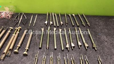 Mixed Lot Including 3 x Storz 45 Degree Tips, 10 x I A Allergan Handpieces, 9 x INA Handpieces, 5 x Duckworth & Kent DK7791 Ophthalmic Forceps, and 9 x Duckworth & Kent DK7726 Ophthalmic Forceps - 3