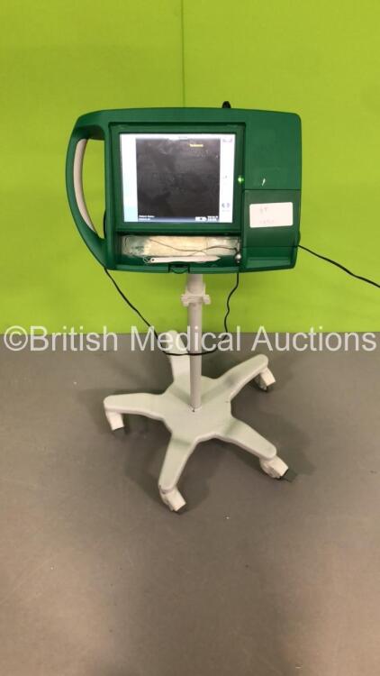 BARD Bardscan II Bladder Scanner on Stand with Power Supply (Powers Up-Missing Front Facia)